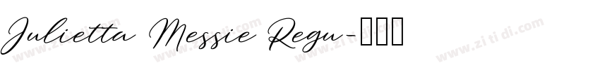 Julietta Messie Regu字体转换